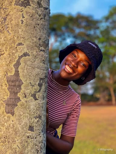 Portrait of Precious, Graphics Designer at SmoothWeb